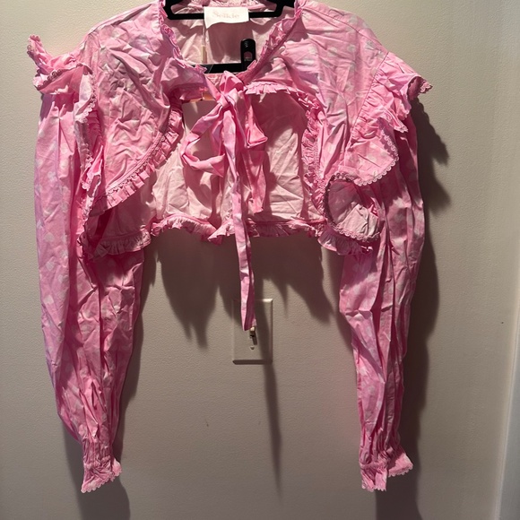 NWT Selkie Two Hearts High Court Party Dress 4x - Picture 6 of 15